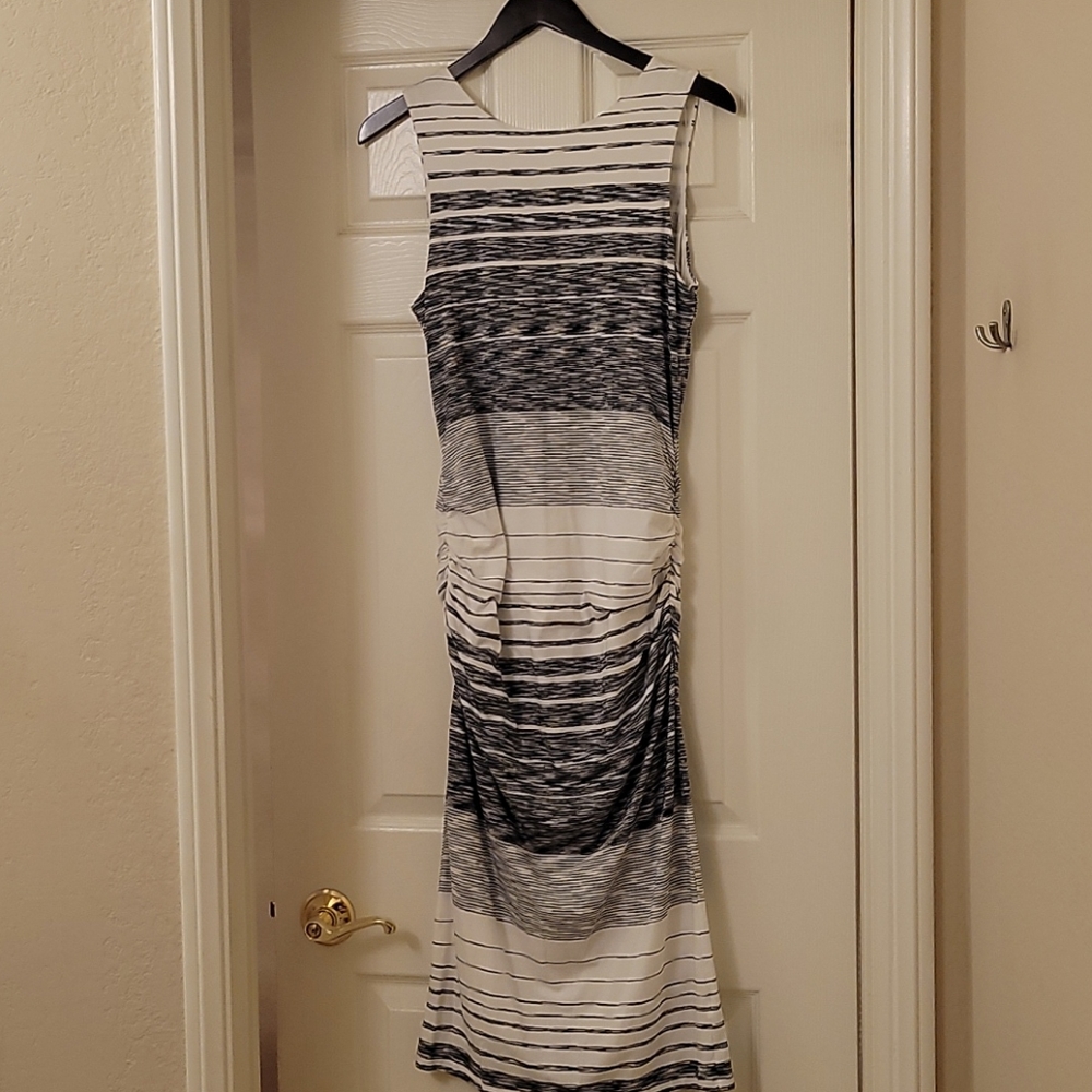 NWOT Athleta Shirred sides Maxi Dress Sz MT